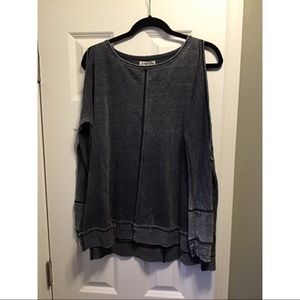 Grey Distressed Sweatshirt